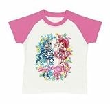 ハートキャッチプリキュア! TPETS！ パステルフラワー　（Ｔシャツ） ラグランピンク 120cm