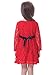 Bonny Billy Girls Long Sleeve Midi Lace Party Kids Dress with Bow Sash