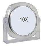 Rucci Clear Vanity Mirror, 1X/10X