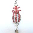 Cell Phone Mobile Camera Charm Strap Red Pineapple