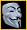 V wie for VENDETTA Maske - Mask Guy Fawkes Weiss