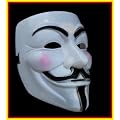 V wie for VENDETTA Maske - Mask Guy Fawkes Weiss