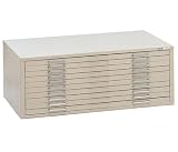 Steel Ten Drawer 41'' Wide Flat File Cabinet C Files Collection by Mayline - 7977C