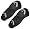 WDP Angel Men's Paintball Knee Pads - Small / Medium - Black