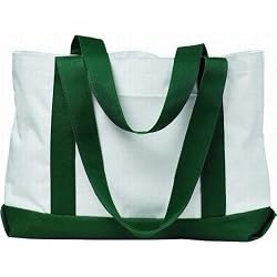 Recycled Fiber Boater Tote by Liberty Bags