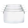 Aubecq A506001 Plug and Play S�rie de 4 Casseroles Diam�tre: 14/16/18/20 cm + 1 Poign�e