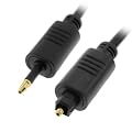 Optical Toslink to Toslink Mini Fiber Optic Gold Plated Digital Cable - 12ft