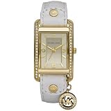 Michael Kors - Quartz White Leather with Gold Dial Women's Watch - MK2213