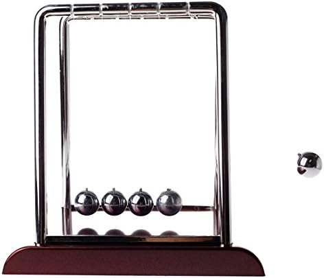 Newtons Cradle Balance Ball Large Size Silver