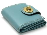 AUTHENTIC COACH HAMPTONS LEATHER NW FRENCH PURSE WALLET 41055 (Chambray Blue) by 