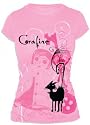 Coraline - Doll And Cat Women's T-Shirt in Light Pink