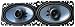Eclipse SE4600 4-InchX 6-Inch 3-Way 900 Watt Coaxial Speaker