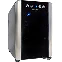 +LOUNGE タッチパネル&UVカット仕様 6本収納ワインセラー LNE-W306B