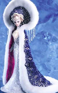 2001 Barbie Collectibles - Bob Mackie International Beauty Collection - Fantasy Goddess of Arctic Barbie