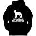 Belgian Malinois NEON Dogs Mens Hoodie (Black, Sizes X-Small - XXX-Large)