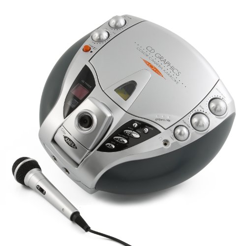 Craig 313A Home Karaoke Machine with Built-in Video Camera + 32 Free Songs