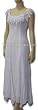 Vonda D Hanky Hem Dress in White