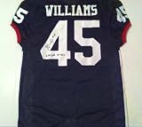 DJ WILLIAMS ARKANSAS RAZORBACKS AUTOGRAPHED JERSEY
