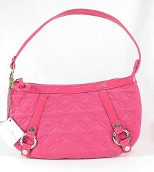 Vera Bradley Carlyle Purse Handbag Nylon Pink
