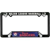 Texas Rangers - Logo & Name License Plate Frame MLB Pro Baseball