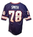 Autographed Bruce Smith Buffalo Bills Throwback Blue Jersey