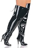 4 Inch Ultra Wide Shaft Thigh Bt W/ Lace