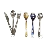 Titanium Spn/Frk/Knife Set