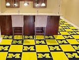 Michigan Wolverines Carpet Tiles