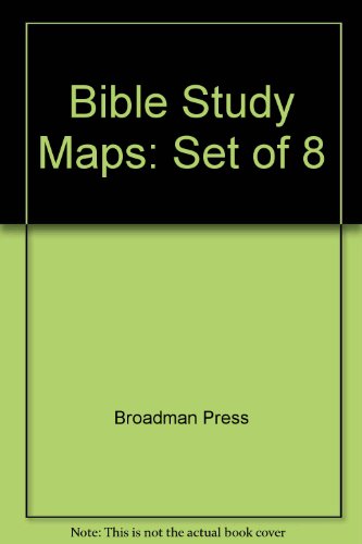 Bible Study Maps: Set of 8