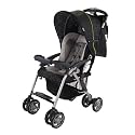 Combi Flex Lightweight Full-Sized Tri-fold Stroller in Black/Wasabi