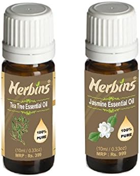 Herbins Essential Oil Combo(Tea Tree &amp; Jasmine)