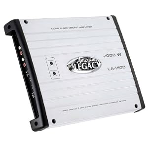 LEGACY LA1400 2000 Watts Mono Block MOSFET Power Amplifier