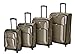 Rockland Luggage Impact Spinner 4 Piece Luggage Set, Olive, One Size