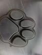 Black Paw Print Silicone Cake Pan