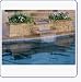 Serenity Garden Falls Pool Waterfall -Color: Gray/Brown Cobblestone