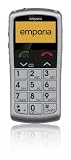 Emporia TALK Handy (Seniorenhandy, H&ouml;rger&auml;te tauglich)  silber