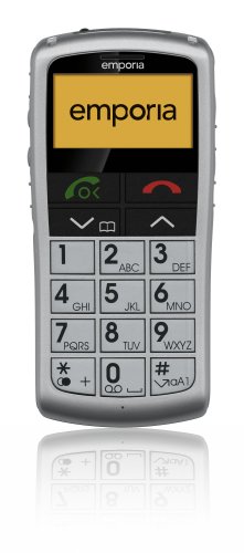 Emporia TALK Handy (Seniorenhandy, H&ouml;rger&auml;te tauglich)  silber