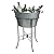 Oasis Galvanized Party Tub with Stand