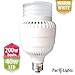 [100-120v ONLY, Residential Version] PacLights Ultra200 Performance LED Light Bulb 40-watt, Warm White, 200w Equivalent Replacement (3262 lumens), E26 Medium Base