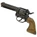 Gonher 120/6 - Revolver Cowboy 12-Schuss mit Langlauf 24 cm, schwarz