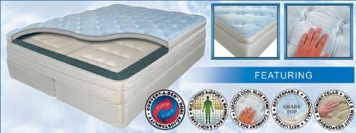 King 13" InnoMax Dual Digital Sleep Cashmere Memory Foam Pillowtop Air Bed