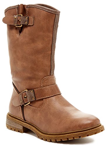 Bucco Selany Womens Fashion Faux Shearling Mid Shaft Boots
