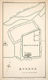 1882 Lithograph Ancient Map King William England Evreux Notre Dame Mediolanum - Original Lithograph