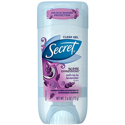 Secret Scent Expressions Anti-Perspirant Deodorant Crystal Clear Gel Ooh-La-La Lavender 2.6 oz