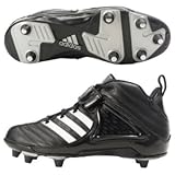 IMAGE OF Adidas Pro Intimidate D 3/4 Men's Football Cleats, Black/White, 10.5