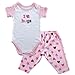 Hudson Baby Cupcake Bodysuit & Pant, 0-3 Months