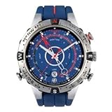Timex 49708 Mens Analog Round Stainless Steel Case Tide, Temperature and Compass Watch with... by Timex