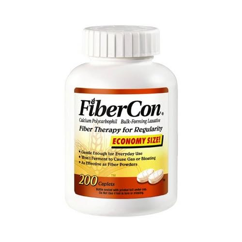 FiberCon Calcium Polycarbophil Bulk Forming Laxative 200