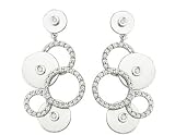 14K White Gold Diamond Earrings