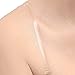 DoHope Clear Invisible Bra Shoulder Strap - Metal Hook w/Plastic Cover, 3/8